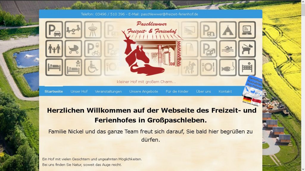 Freizeit und Ferienhof in Großpaschleben